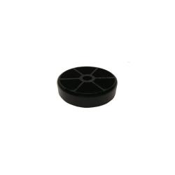 PVC glijder zwart diameter 4 cm (zakje 4 stuks)