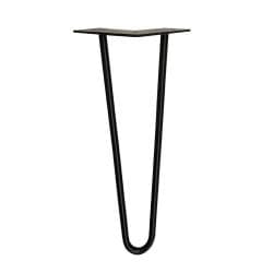 Stalen hairpin zwart hairpin ø 1,2 cm en hoogte 25 cm 