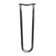 Stalen hairpin chroom hairpin ø 1,6 cm en hoogte 30 cm