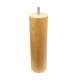 Meubelpoot  rond Ø 5,5 cm en hoogte 20 cm  van massief hout (M8)