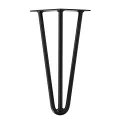 Stalen hairpin zwart hairpin ø 1,2 cm en hoogte 30 cm