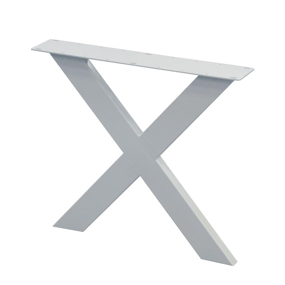  Witte X tafelpoot 72 cm (koker 10 x 4)