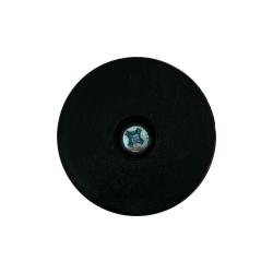 Ronde zwarte meubelpoot 5 cm (M8)