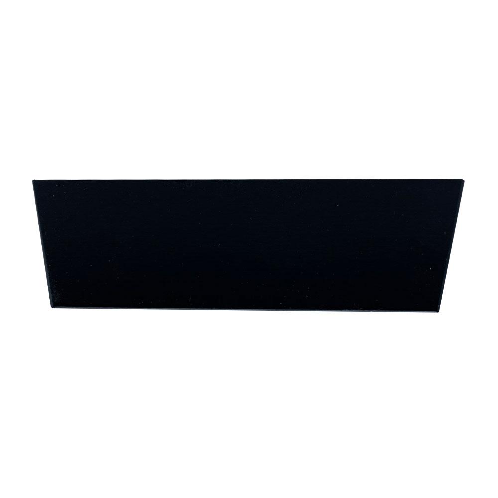 Vierkanten schuinaflopende houten zwarte meubelpoot 5 cm