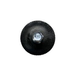 Set zwarte kunststof stelvoeten diameter 3 cm (M8) (zakje 4 stuks)