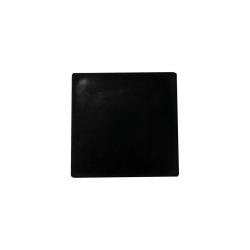 Zwarte vierkanten meubelpoot 13 cm
