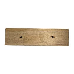 Vierkanten schuinaflopende houten kersen meubelpoot 5 cm
