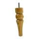 Meubelpoot grenen rond Ø 4,4 cm en hoogte 15 cm  van massief hout (M8)