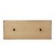 Meubelpoot rechthoek bruin 13 x 5,5 cm - hoogte 4 cm