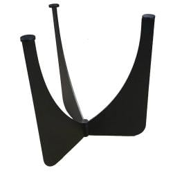 Stalen tafelonderstel zwart rond ø 72 cm en hoogte 72,5 cm (6 x 1 cm) Stalen tafelonderstel zwart rond ø 72 cm en hoogte 72,5 cm (6 x 1 cm)