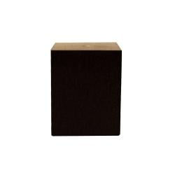 Meubelpoot zwart vierkant 6 bij 5 cm en hoogte 6 cm van massief hout Meubelpoot zwart vierkant 6 bij 5 cm en hoogte 6 cm van massief hout