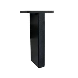 Stalen meubelpoot zwart rechthoek 1,5 bij 4 cm en hoogte 12 cm (1,5 x 4 cm) Stalen meubelpoot zwart rechthoek 1,5 bij 4 cm en hoogte 12 cm (1,5 x 4 cm)
