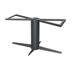 Stalen tafelonderstel zwart kolom 140 bij 73 cm en hoogte 73 cm
